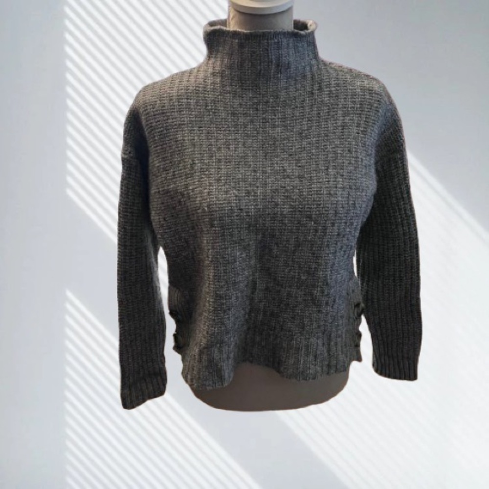 Madewell Charcoal Turtleneck Sweater